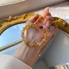 Damen Gold Rutilquarz Armband Gelber Tigerauge Turm Kristall Schmuck Geschenk