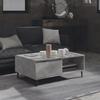 Coffee Table Concrete Grey 90 x 60 x 35 cm Particleboard