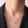Cazador Stainless Steel A-Z Initial Letter Necklace for Women Alphabet Choker Chain Jewelry Birthday Gifts New Trend 2026