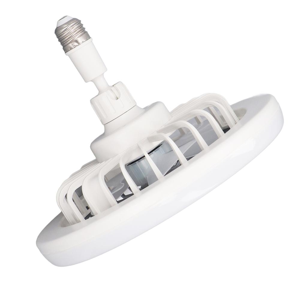 Deckenventilatorleuchte 85?265V Verstellbarer Beleuchtungsventilator mit E27-Lampenfassung für Heimzimmer