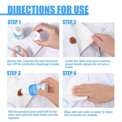 Remover Spray Clothes Stain Removing, 50ml Down Lotion Rust Clothing Cleansing for