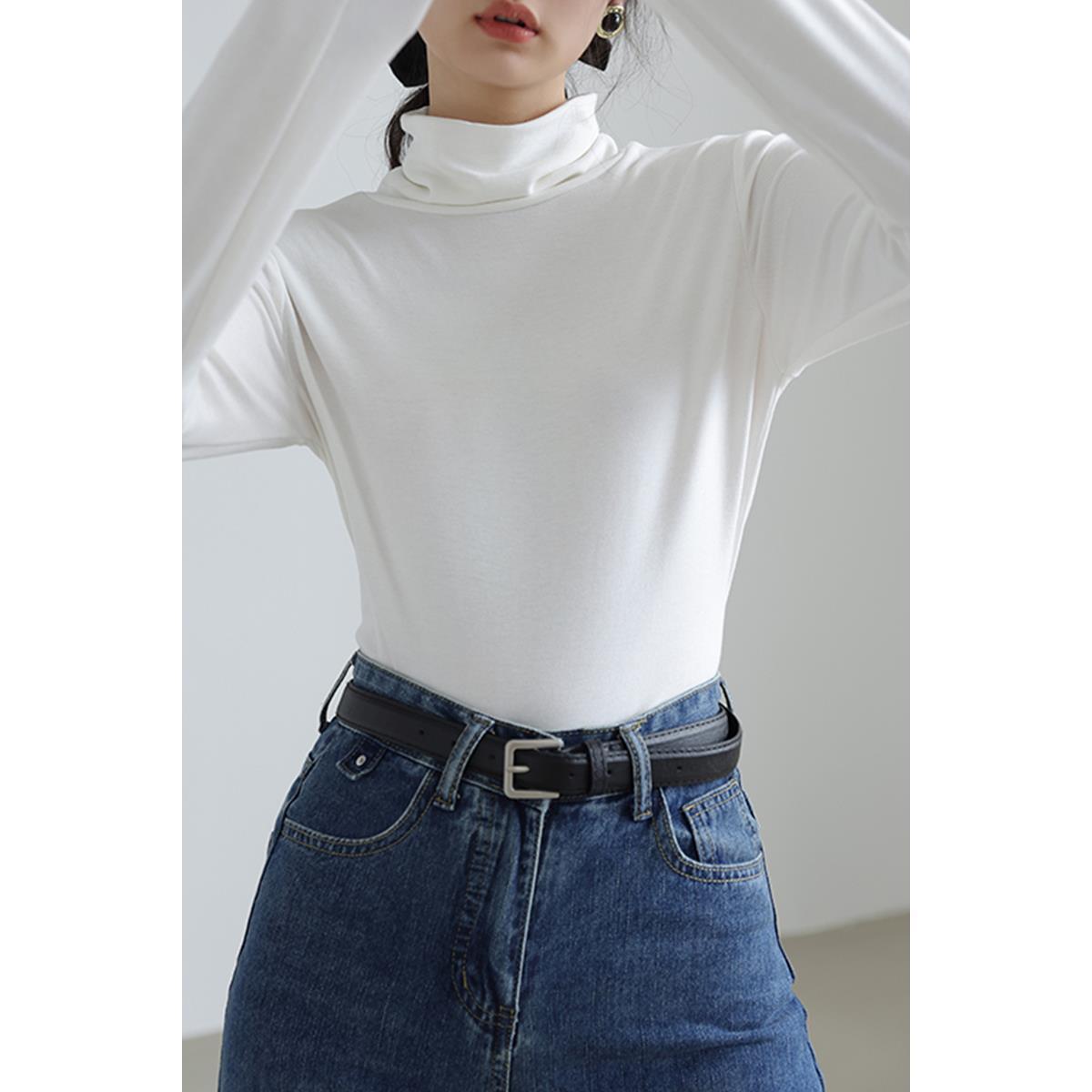 

Women s 2024 Fall/Winter Slimming Casual Long-Sleeve Hoodie Jacket with Double Zipper and Stand Collar XL