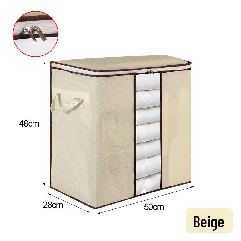 Thickened Cotton Quilt Bag: Durable, Dustproof, Large Capacity, Non-Woven Storage for Clothes
