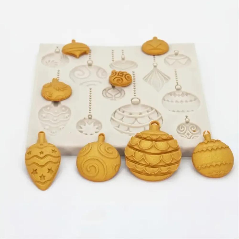 Square Shaped Hot Air Balloon Fondant Silicone Mould Christmas Cake Baking Molds  Candy