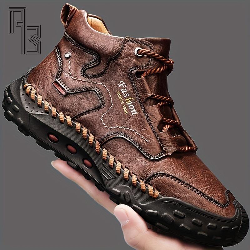 Fashionable and Versatile Men s Casual Short Boots Outdoor Sports Black and White Brown Tennis Hiking Shoes 45 3900₽