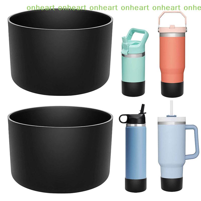 [C]1PCS 7.5cmx4.5cm Candy Color Silicone Candy Color Cup Protective Sleeve Cushion For 40oz Tumbler With Handle & 20oz 30oz