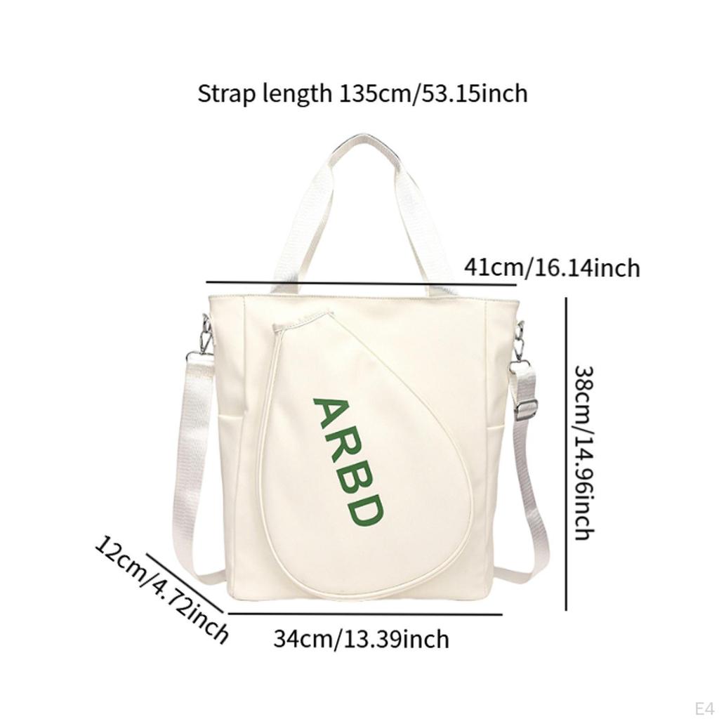 Racket Carrying Bag for Tennis And Badminton with Adjustable Strap