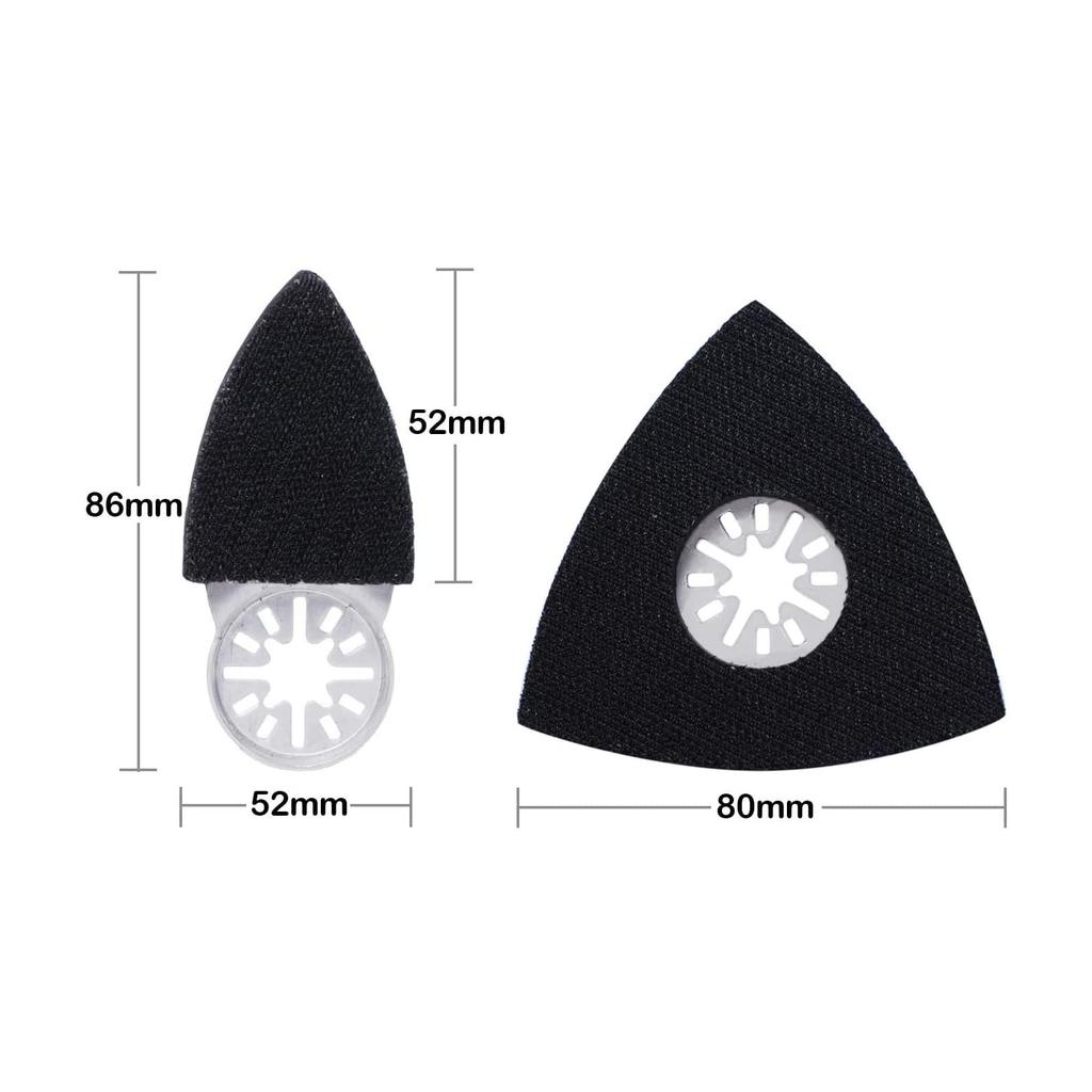 Ligefoy Replacement Blade Sandpaper and Sanding Compatible with and HiKOKI Set for Abrasive Tools and Woodworking Multi-Tool Set, Pads, Bosch, Makita,