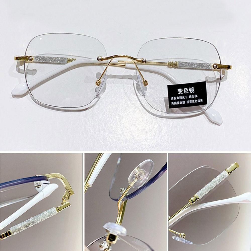 Photochromic Anti-Blue Light Reading Glasses Anti-Uv Blue Ray Blocking Sunglasses Eye Protection Ultralight