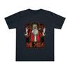 Hail Funny Scary Santa Halloween Tshirt Bat Horror Trick Treat Unisex Tee Top