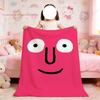 Blanket Funny For Soft Throw Art Blanket for Picnic Bed Sofa Home J-Jean Face Bedroom Fashion J-Jullien Cozy Warm Comfortable
