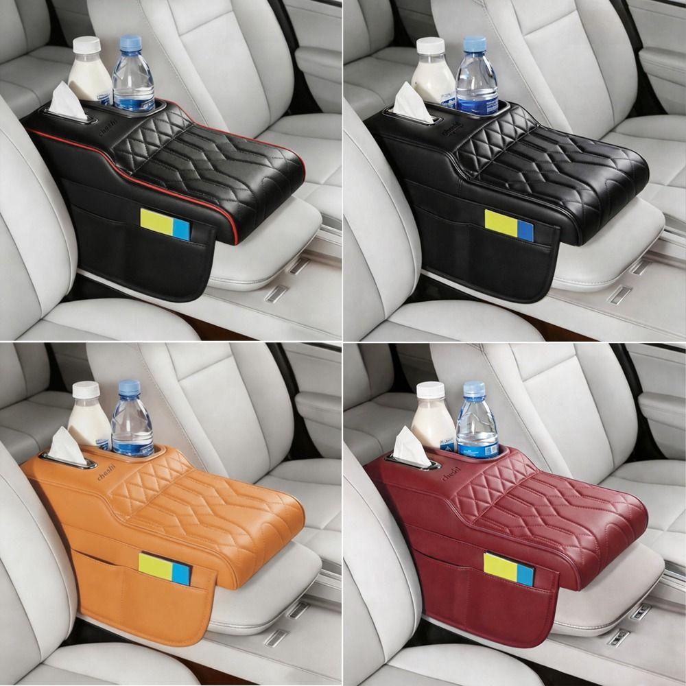 Portable Armrest Pad PU Leather Elbow Support Pad Durable Car Armrest Pillow Universal
