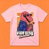 Jason Vice City Leonida Alligator Printed  New Tshirt Cotton Unisexs and Womens Popular Streetwear Casual T Shirt Casual Top