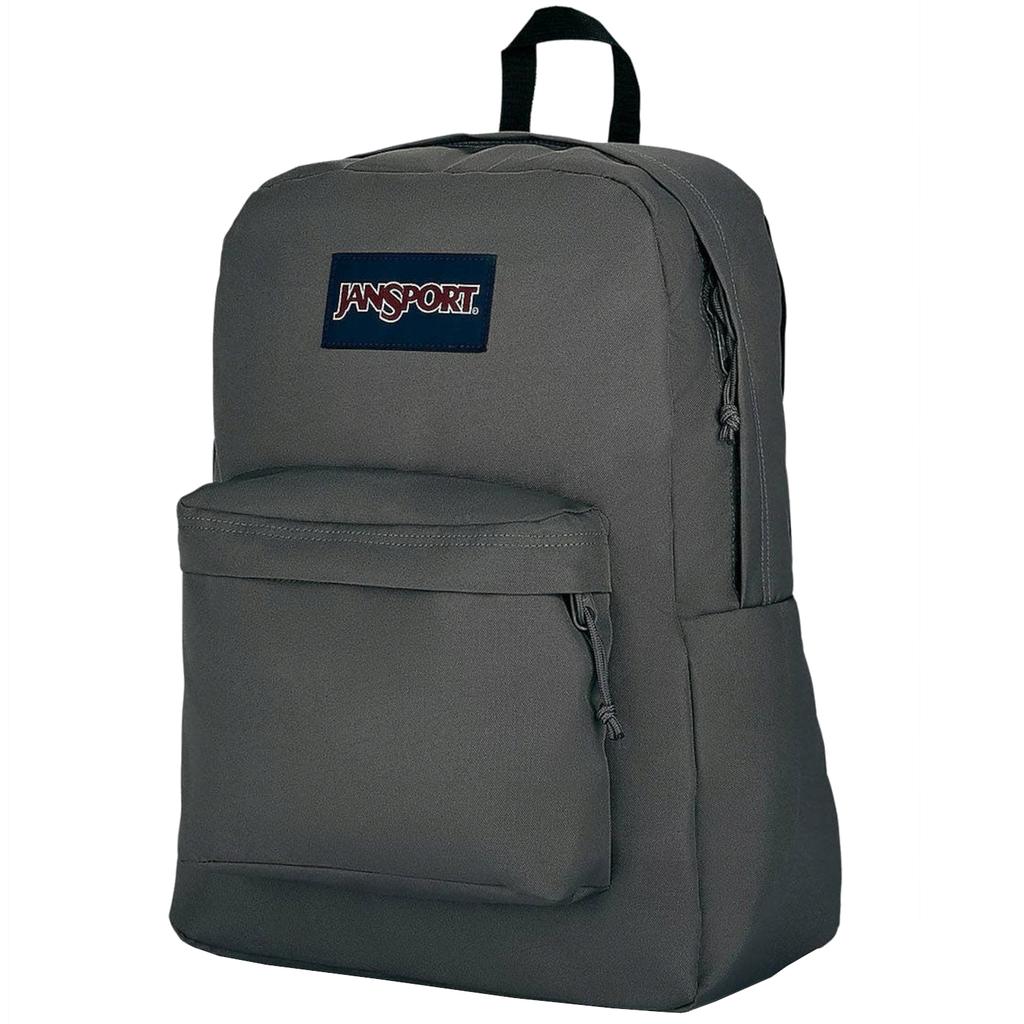 JanSport Superbreak Rucksack, Unisex grauer Rucksack