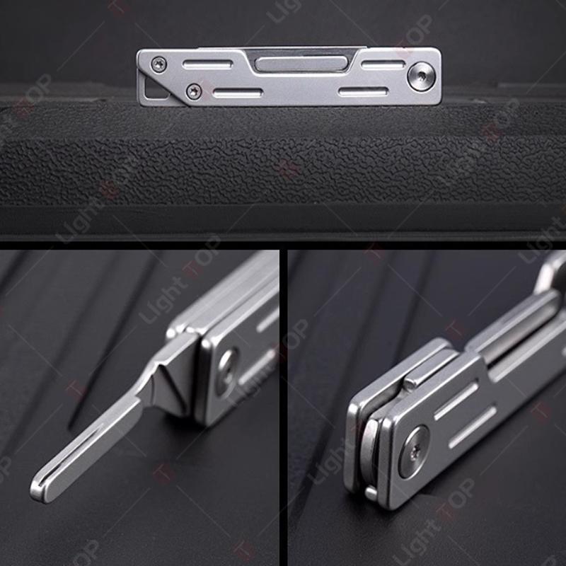 Stainless Steel Folding Pocket Knife Multifunctional Fruit Knife Quick Open Scalpel Knife Utility Knife Kitchen Knife Supplies