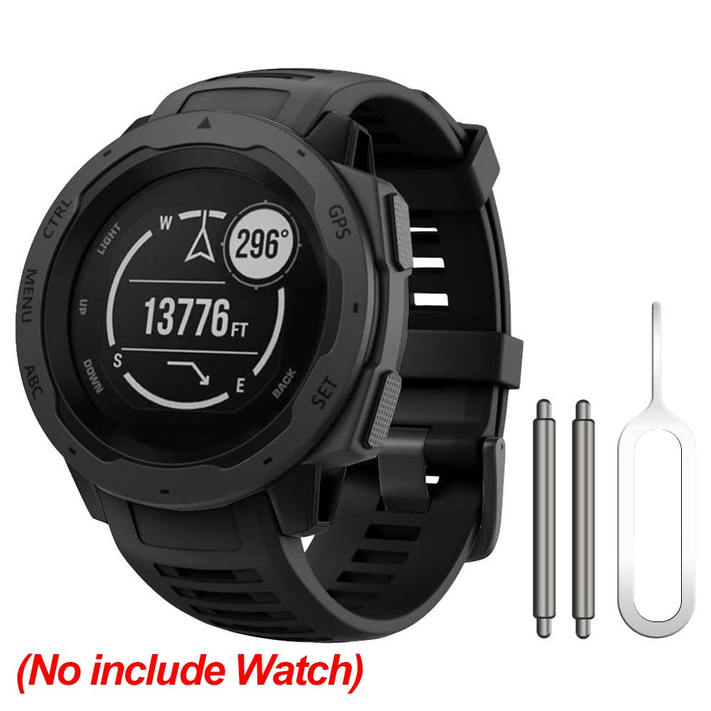 Strap For Garmin Instinct High Quality Silicone Sport Watchband Adjustable Wristband Smart Watch Replacement Correa Accessories