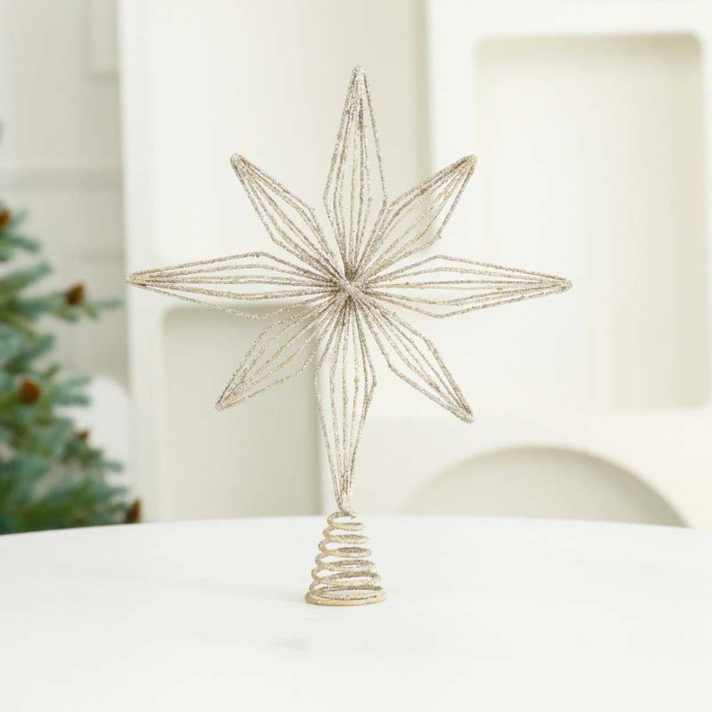 LED Christmas Tree Toppers Lights Glitter Christmas Tree Decoration Shopping Mall