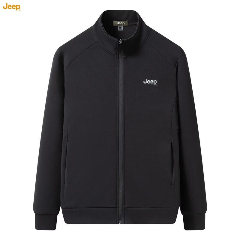 JEEP Men s Spring Fashion Stand-Collar Cardigan Sweatshirt 2XL
