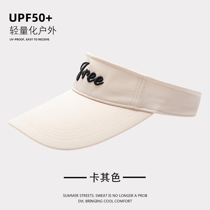 Sun Protection Cap with Enlarged Brim Sun Protection UV Protection Empty Top Outdoor Sports Sunshade Summer Empty Top Hat