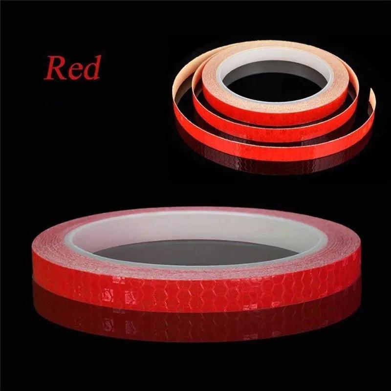 5/8m Motorcycle Car Luminous Reflective Sticker Reflective Tape Roll Bright Safety Auto Car Bicycle Cycling DIY Reflector Tape