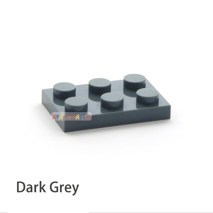 50pcs DIY Building Blocks Thin Figures Bricks 2x3 Dots 12Color Educational Creative Size Compatible With 3021 Toys for Children