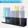 Set of 2 Sturdy Metal Bottle and Can Holders with Rustproof Coating Ideal for Garages and Auto Repair Shops Use