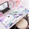 Laptop Gaming Keyboard Desktop Mat Hololive Kawaii Uruha Rushia Anime Mousepad Large Office Cabinet Carpet PC Rubber Accessories