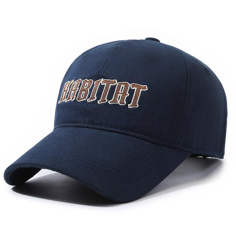 Embroidered Habitat Lettered Baseball Cap Men Women Spring Autumn Shade Sports