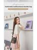 Sac à bandoulière mini mode femme 2022 en cuir souple multicouche - Petit porte-monnaie rond pour téléphone