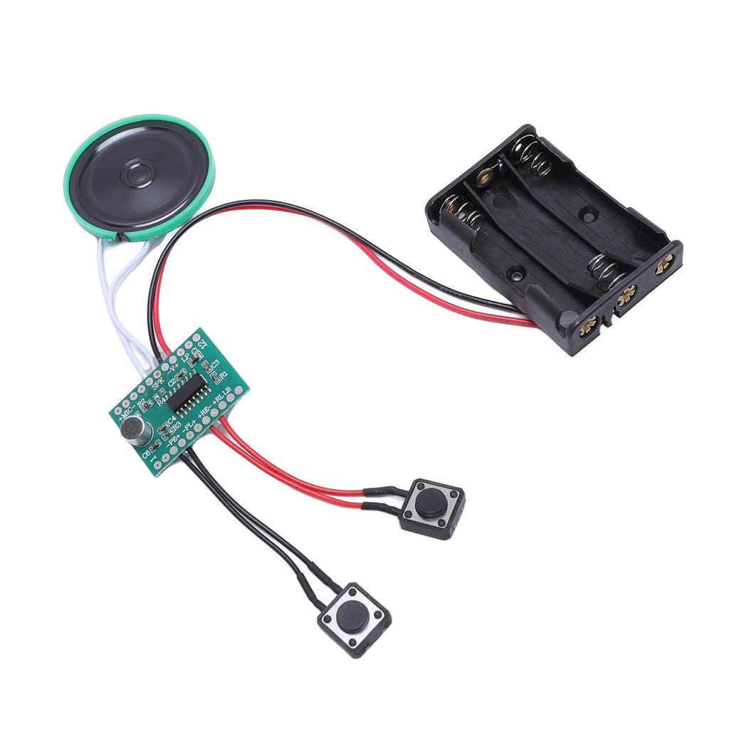 Sound Recorder Module with Speaker 4 Minutes Recording Music Voice Recording Module for Greeting Card