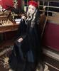 Halloween Cosplay Zombie Vampire Ghost Ghost Costume Rose Bride Cute Sexy Zombie Bride Long Black [milky Time] (L)