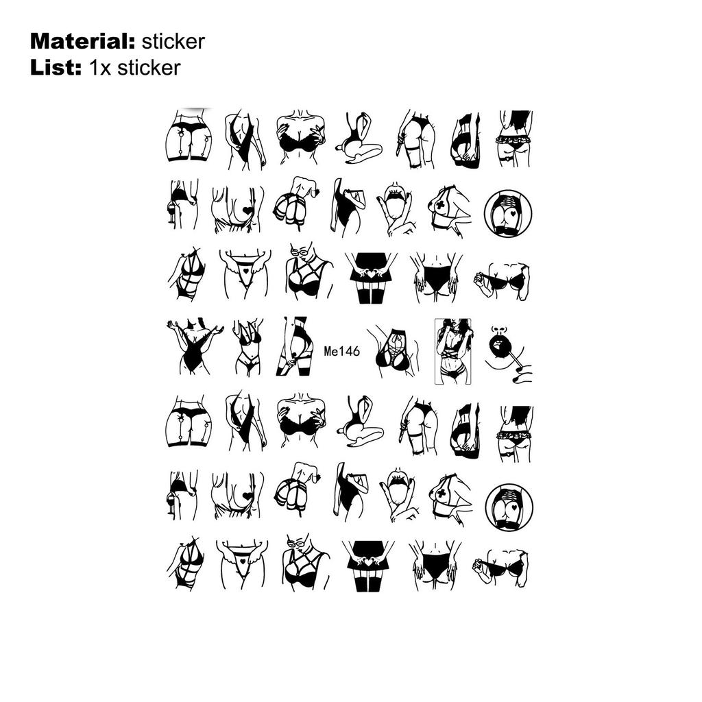 Practical Manicure Sticker Multipurpose Good Nail Transfer Sliders Ornament