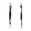 Professional Resistors Cable Noise-Reducing Adapters PVC & Metal Achieve Greatest Silence with Reduced for PC Fan