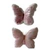 Butterfly Shape Velvets Throw Pillow for Women Girls Stuffed Cushion Pad for Bedroom Living Room Sofa Couch Decoration