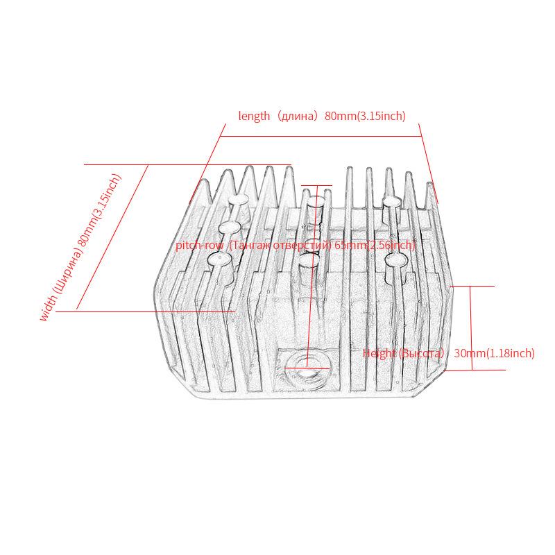 2012D.1 Exciter Rectifier for Honda CB Models: 350F, 400F, 500, 550, 750F