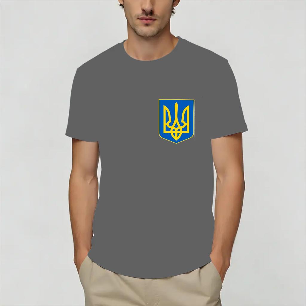 Ukraine Ukrainian Flag T Shirt Beach Trending T Shirts Couple Pure Cotton ONeck Plus Size 5XL Tees ShortSleeved Vintage Tops