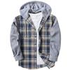 Men's Casual V-neck Knitted Fitted Shirt Jacket