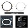 3D Printer PTFE Tube 2.2mm ID×4mm Od, Star Shaped Fittings ,Smooth Professional Low Friction