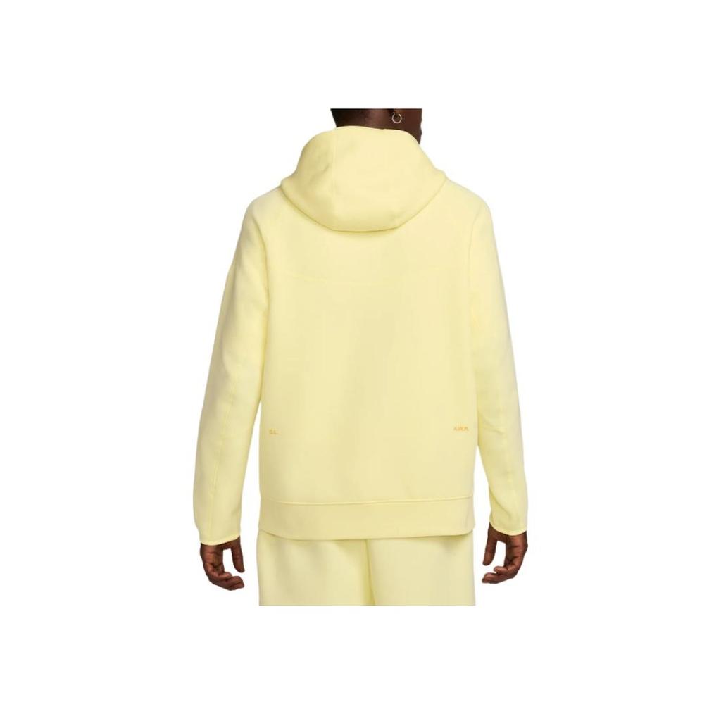 Nike NOCTA Tech Fleece Full-Zip Hoodie Citron Tint/Vivid Sulfur Unisex Tops Yellow FD8453-821