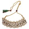 Latest Choker Design Antique Kundan Traditional Necklace Jewellery Set for Women