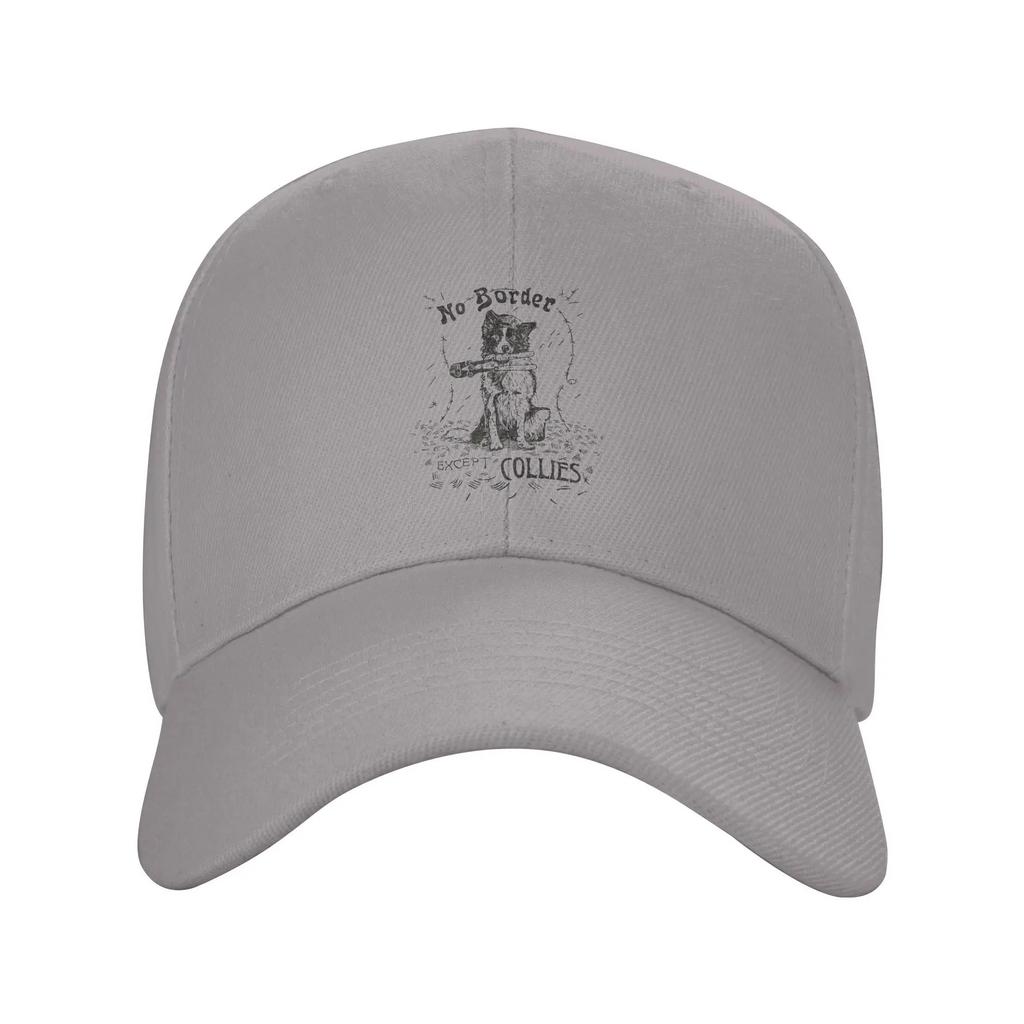 Unisex Baseball Hats No Border Except Collies Outdoor Streetwear Summer Sports Baseball Caps Hip Hop Cap Casquette Hats