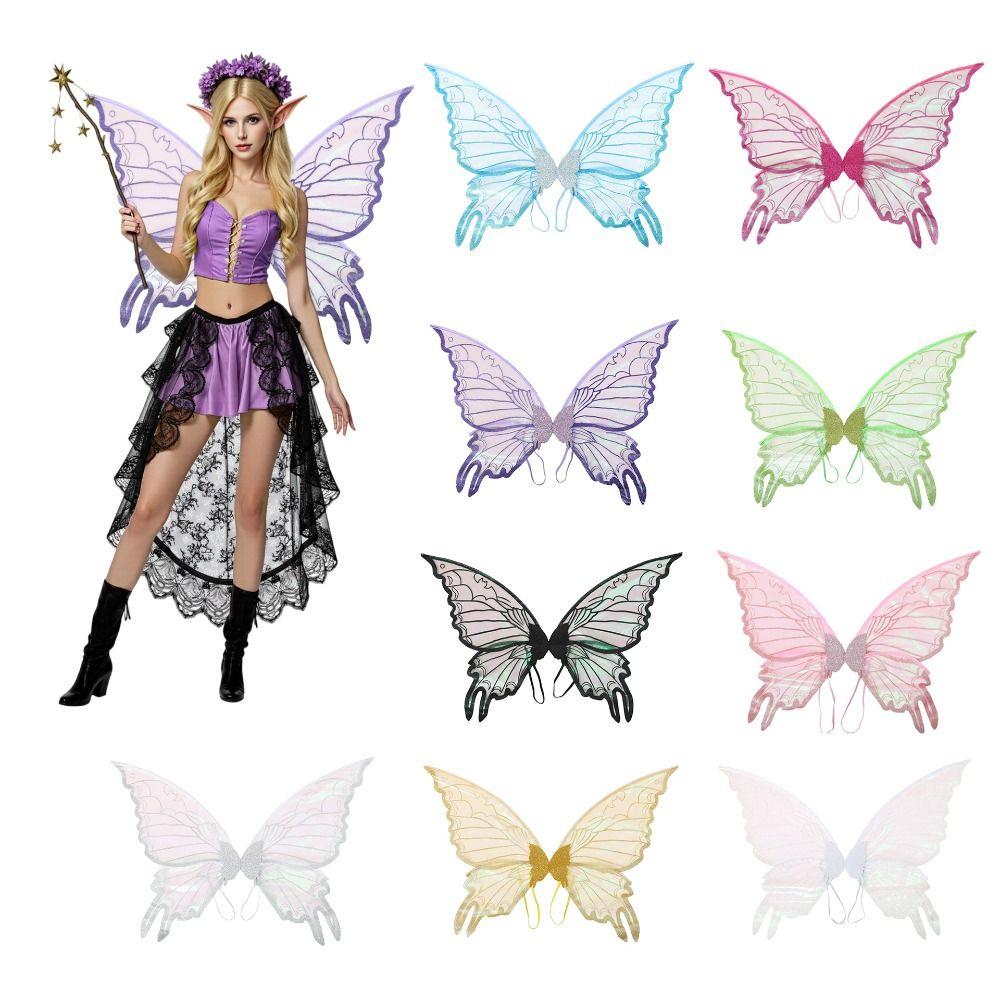 Sparkling Angel Wings Colorful Butterfly Wings Gifts Fairy Wings Festival Party