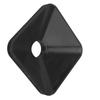10PCS Training Cones Square Bright Color Stackable Compact Cones Marker for Sports Football Black