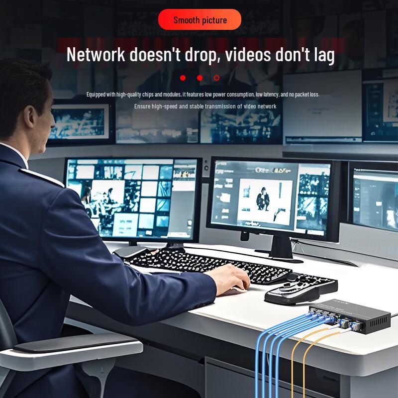 Fenghuo Weisight Gigabit Multimode Fiber Media Converter