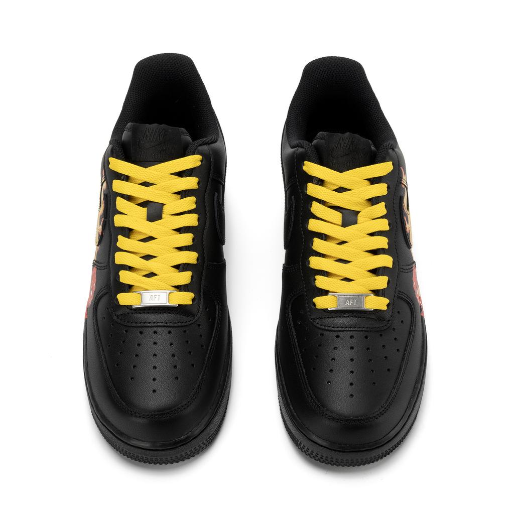 Nike Air Force 1 Abrasion Resistant Low Top Skateboard Shoes Unisex Black CW2288-001(Team1804-)
