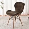 Velvet Butterfly Chair Cover Modern Simple Thickened Anti-Cat Scratching Chair Cover Bar Stool Case Dining Chair Decoration
