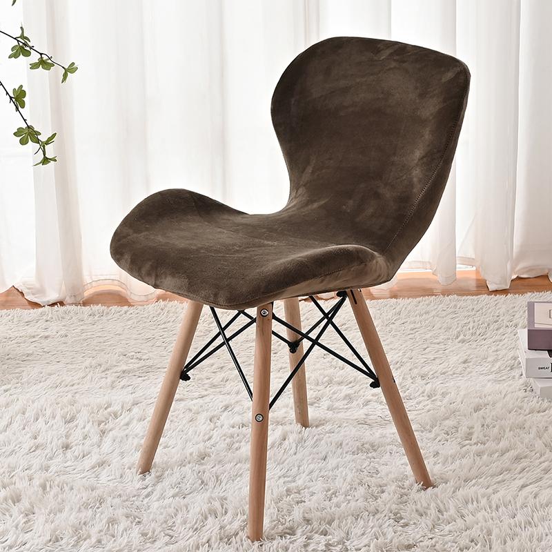 Velvet Butterfly Chair Cover Modern Simple Thickened Anti-Cat Scratching Chair Cover Bar Stool Case Dining Chair Decoration