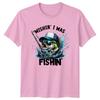 Wishin I Was Fishin TShirt Bass Fishing Angler Birthday Gift For Him And Her