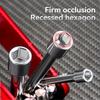 6 In 1 Folding Socket Wrench Set Multi Functional Portable Spanner Household Repair Hand Tool