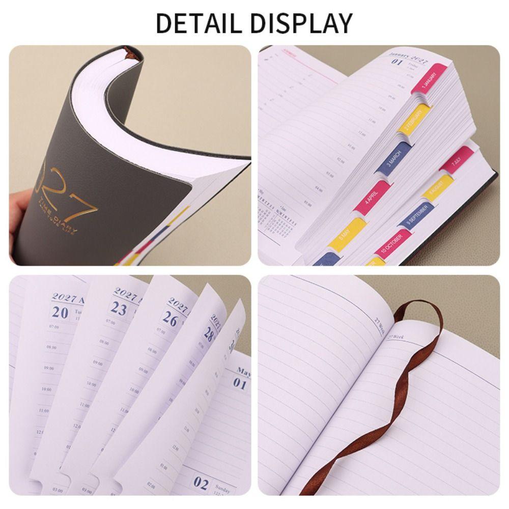 With Monthly&Weekly Plan Pages 2027 Planner A5 English Planner Schedule Notebook  Students